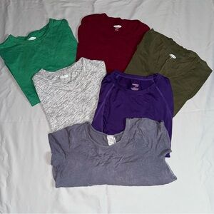 ✨ Old Navy & Danskin Tee Bundle (6 Tops!) | Size Small | Basics + Athletic